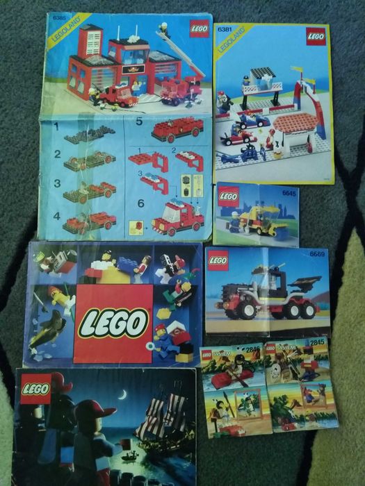 Ретро Lego каталози и инструкции