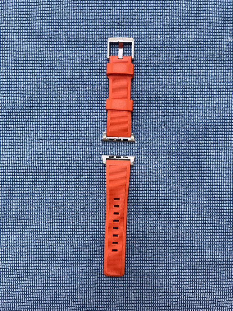 Силиконова на кайшка за Apple watch 44/45/49 NOMAD Rugged Band Apple w