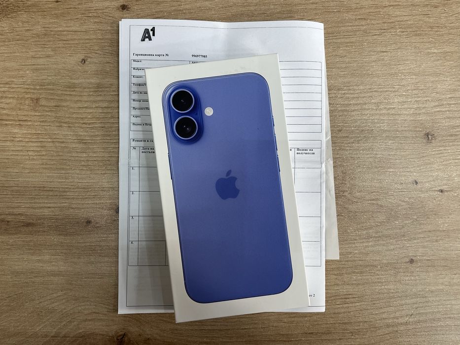 iPhone 16 256GB Запечатен Гаранция