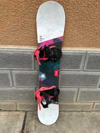 placa noua snowboard nidecker micron flake L145cm