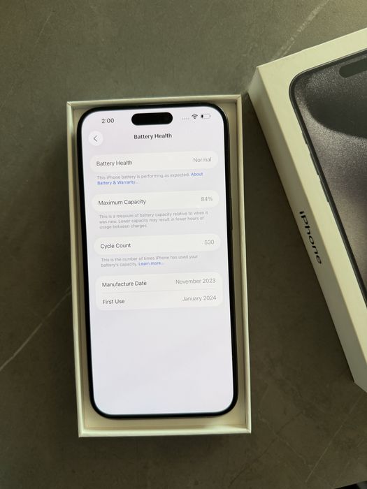 Iphone 15 pro max 256 GB