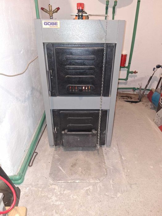 Centrala lemne fonta 23Kw, stare perfecta