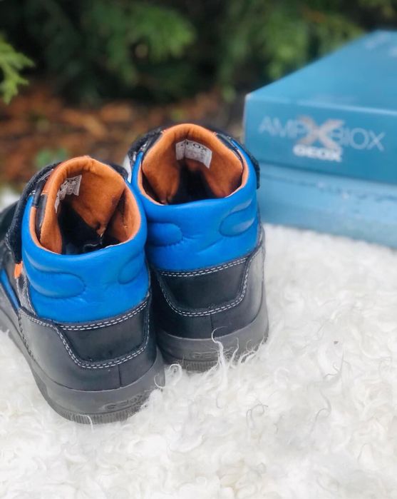 Ghete baiat GEOX-marimea 35,inter22cm,impermeab,ca piele SALOMON,ZARA