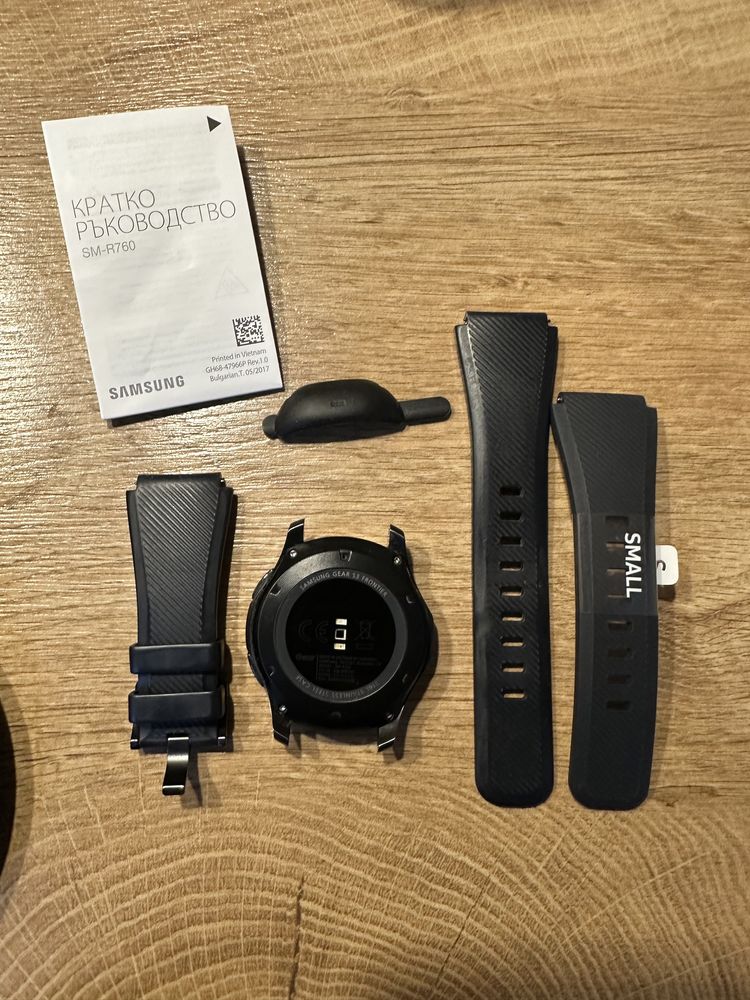 Часовник Smartwatch Samsung Gear S3 Frontier, Силиконова каишка, IP68
