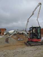 Închiriez miniexcavator+basculabila 3,5 t, montaj fose,