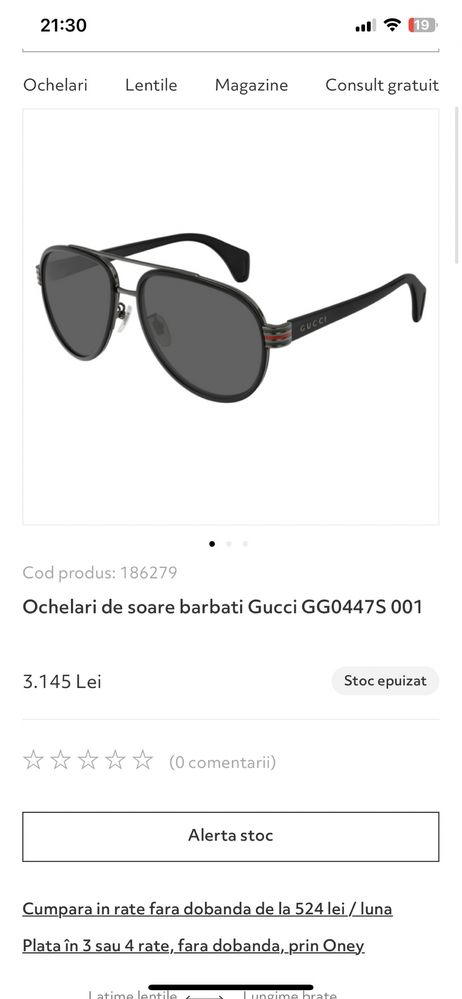 Ochelari GUCCI originali