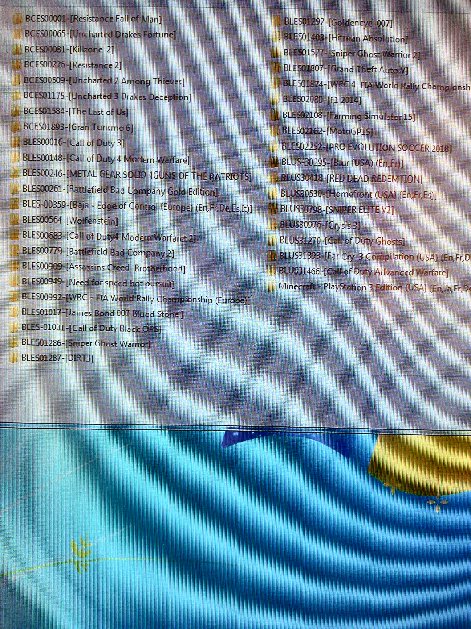 Memorie externa (500GB. HDD USB), 41 jocuri PS3.