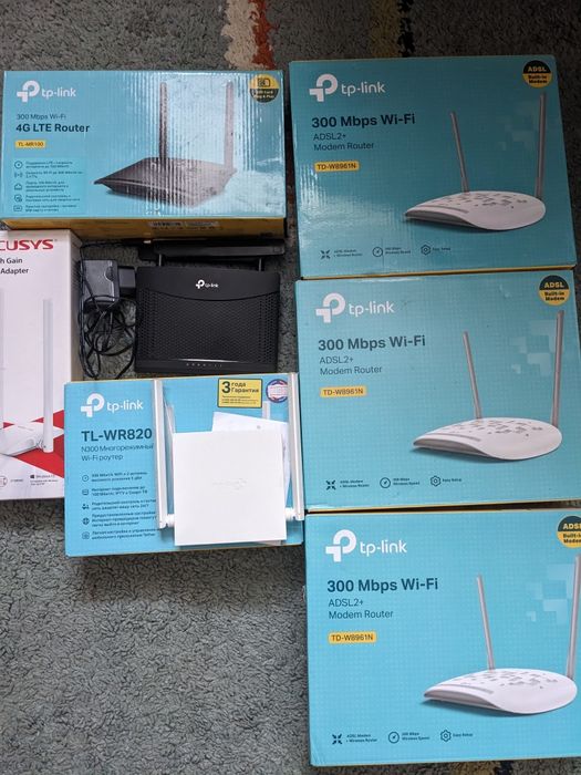 4G роутеры и ADSL модемы