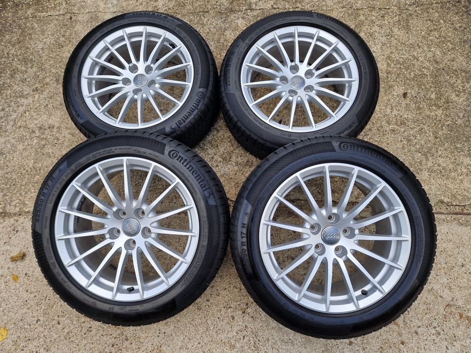 Jante 5x112 Audi A5 S5 anvelope iarna relativ Noi 225 50 17