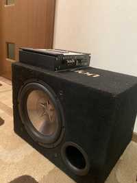 Subwoofer Auto Clarion + Amplificator Auto Magnat