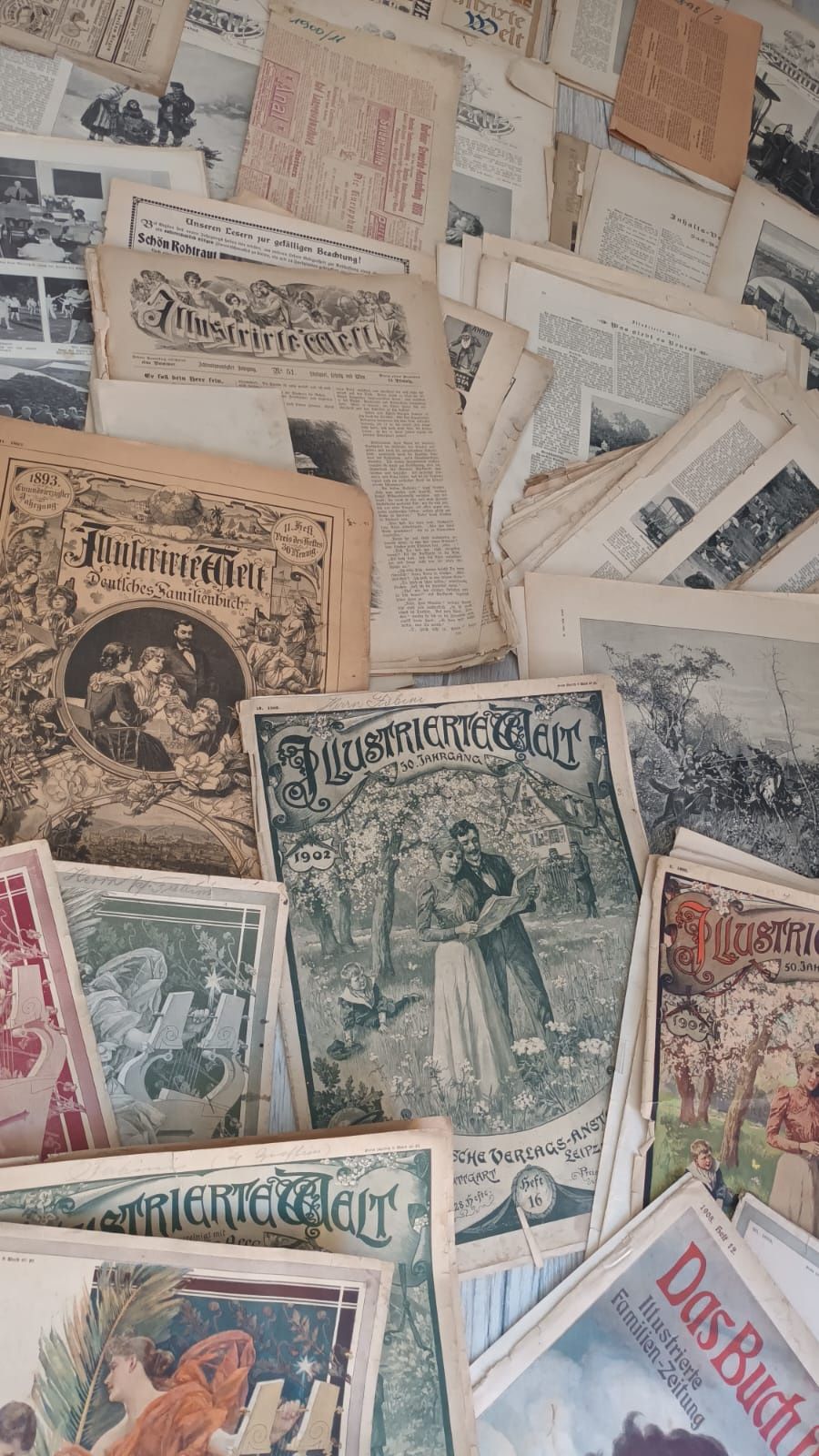 Ziare vechi 1890-1910 colecție reviste