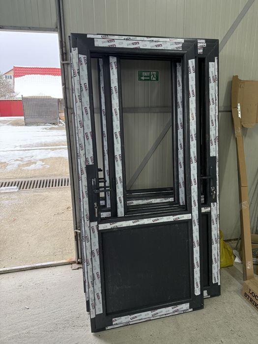 Usi pvc gri antracit NOI
