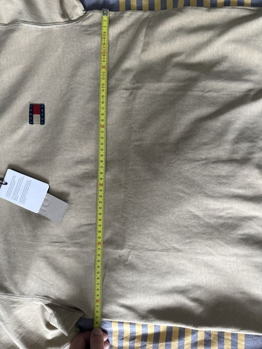 Tommy Jeans tricou cu logo mic bej marimea XS nou original