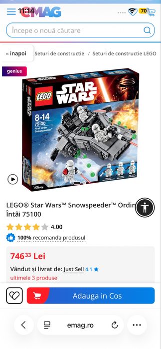 Lego star wars 75100