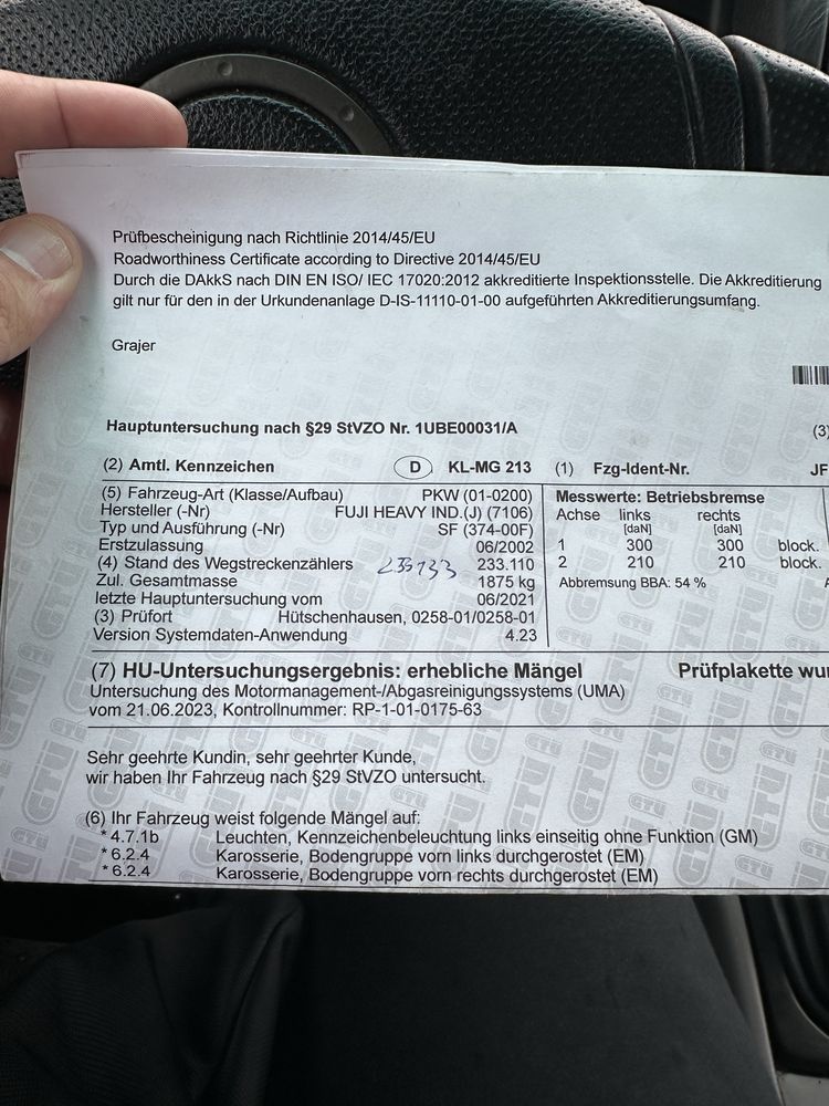 Subaru Forester 2.0