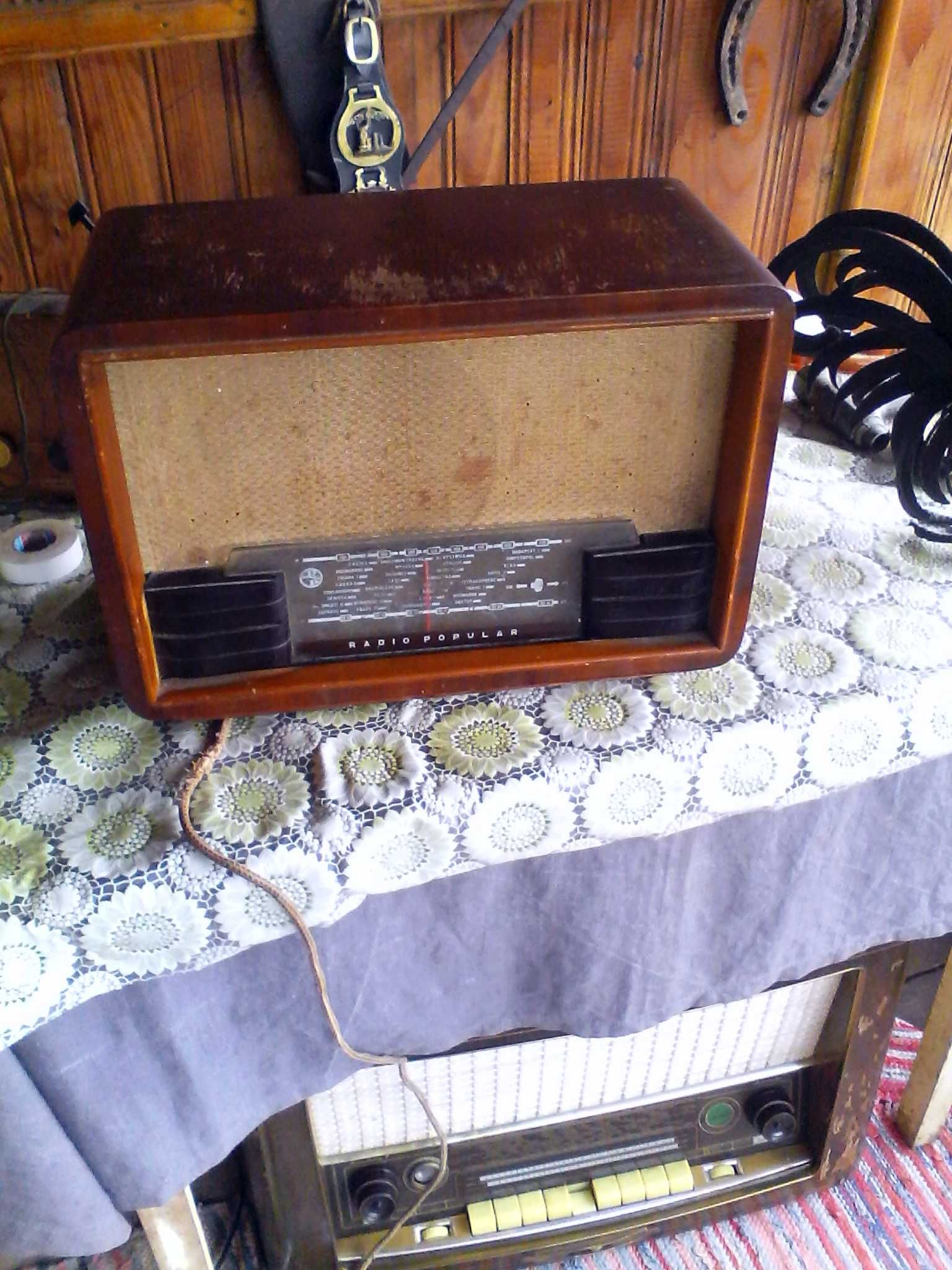Radio vechi  pe  lampi Carpati S 545 U Radio Popular