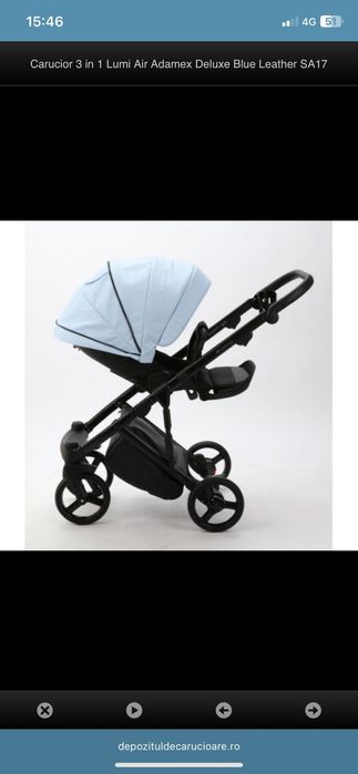 Cărucior 3 în 1 Adamex Lumi Air