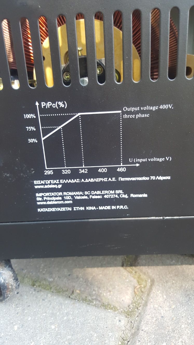 Stabilizator de tensiune 9kw 220 sau 380 V