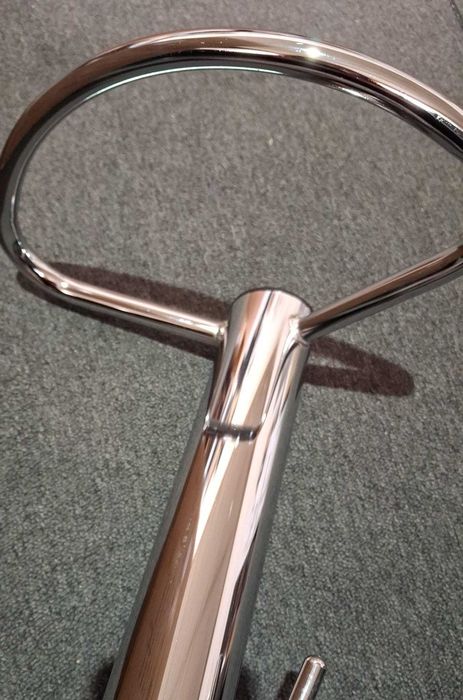 Set 2 scaune bar Leader Accessories, pivotante, negre