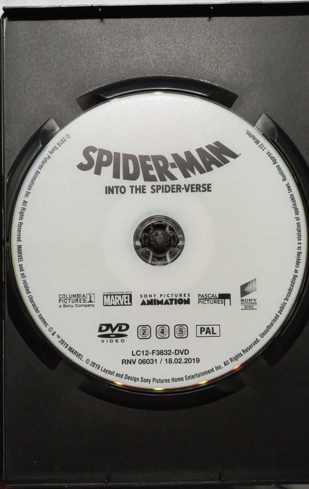 DVD Spider-Man Into the Spider-Verse