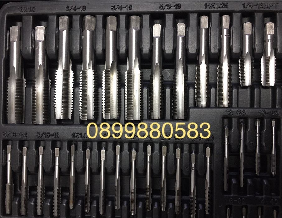 Комплект 110части  метчици и плашки Stahlmayer