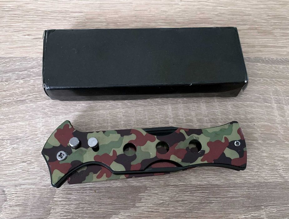 Briceag supravietuire camuflaj Model 3 Gauri prind curea 21 cm Dalimag