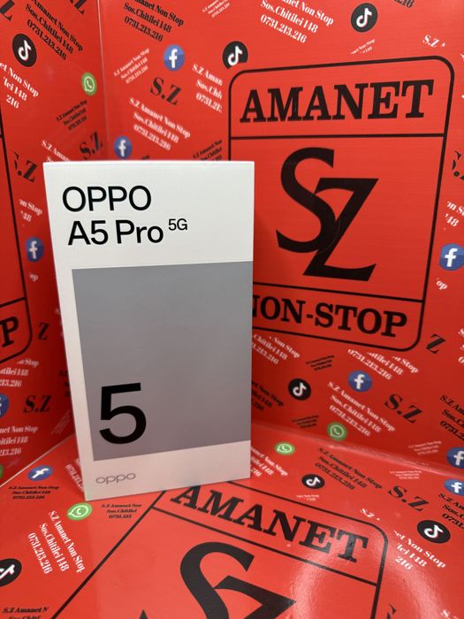 Oppo A5 Pro Sigilat Amanet SZ Non Stop