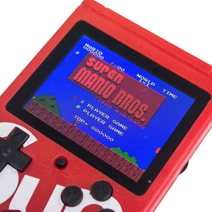 Mini Consolă Retro Jocuri Video 400 în 1 – Portabilă cu USB