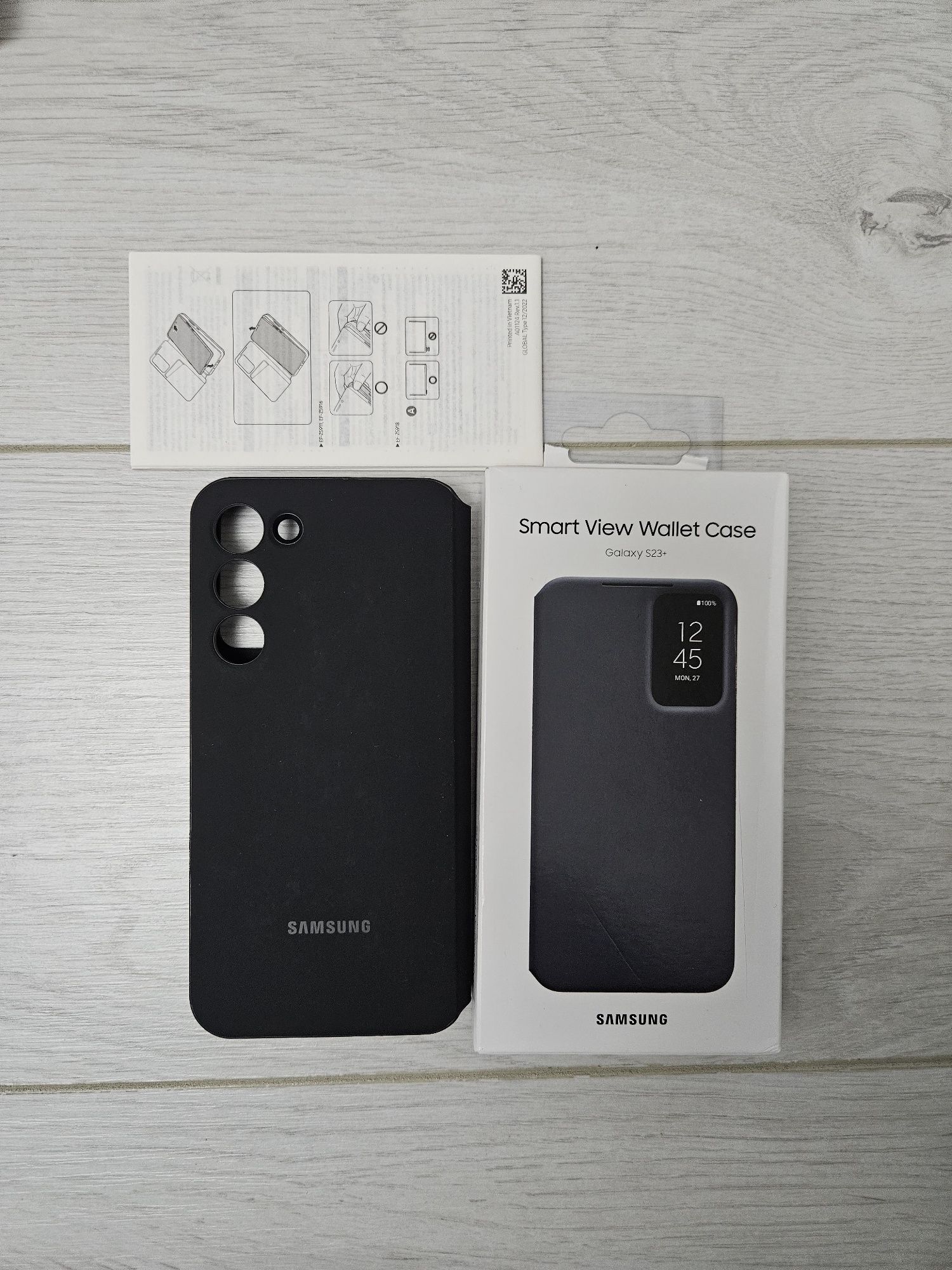 Husa originala activa Samsung S23 + Plus Smart View Wallet Case