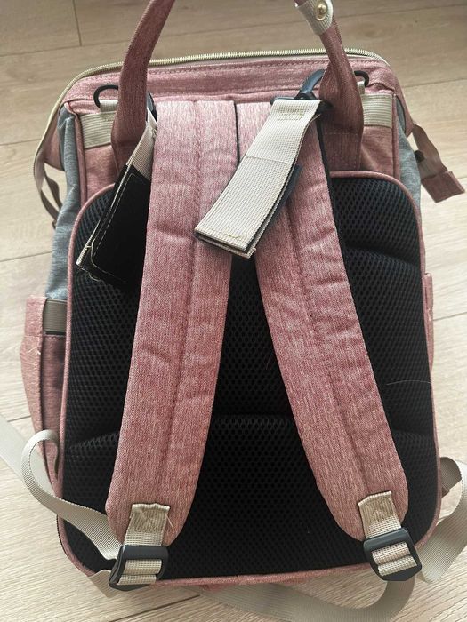 Geanta - Rucsac multifunctional pt Scutece Bebelusi cu patut pliabil