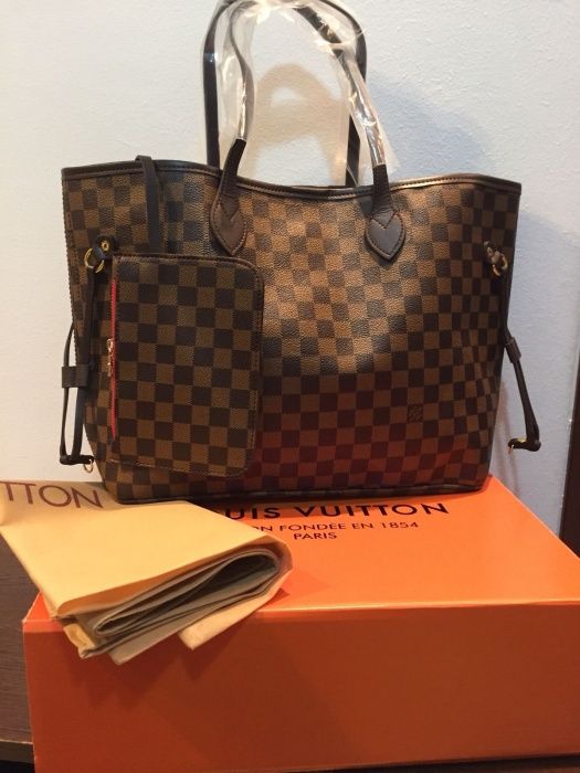 Geanta Louis Vuitton Paris neverfull