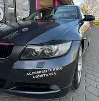 Ornamente / Pleoape Faruri BMW Seria 3 E90 Nonfacelift Negru Lucios