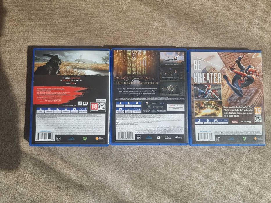 Игри за PS4 - GoT, Spiderman, Hogwarts legacy
