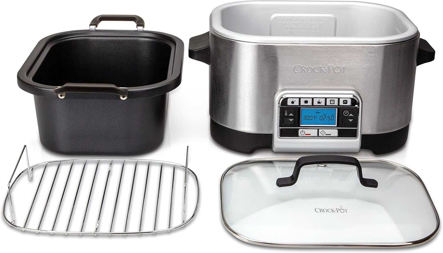 Мултикукър Crockpot 5.6L (CSC024X) 240W гответе на пара