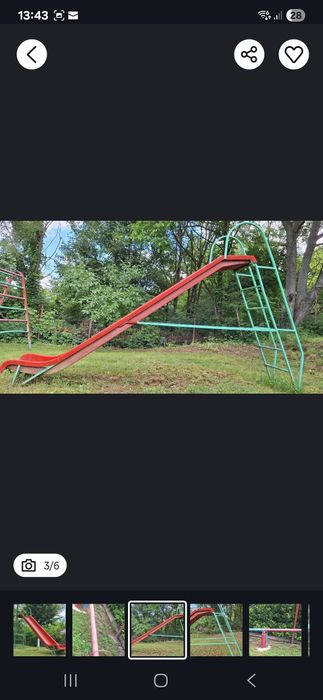 Vând topogan copii pt exterior