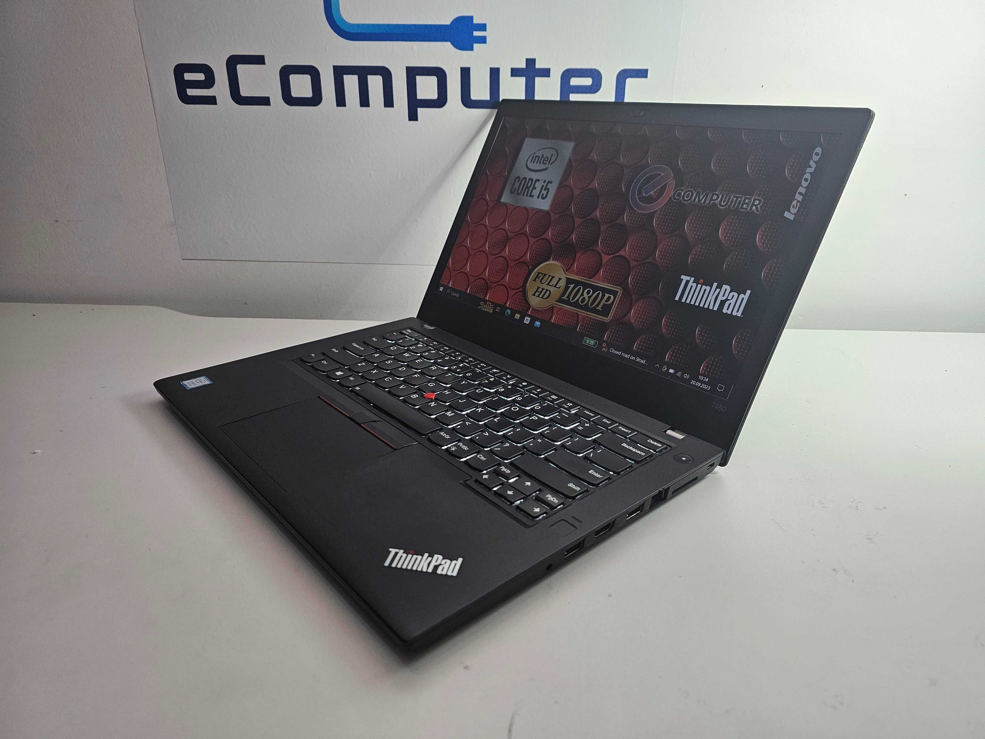 Laptop Lenovo T480 14 inch FullHD i5 gen 8 iluminare . Garantie