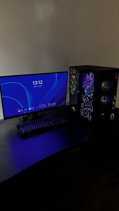 Игровой / рабочий ПК + монитор и клавиатура