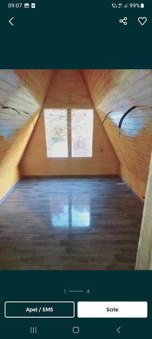 Vând cabane tip A sau tip Casă la cheie