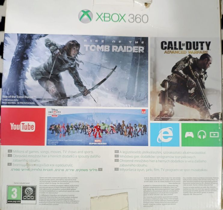 Xbox 360 (Complet functional, folosit sub 10 ore) + 3 Jocuri Bonus