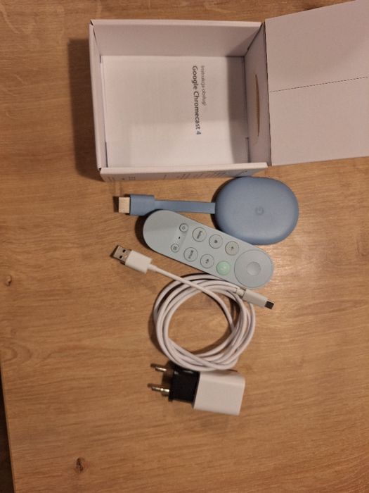 Google Chromecast with Google TV 4K - Albastru