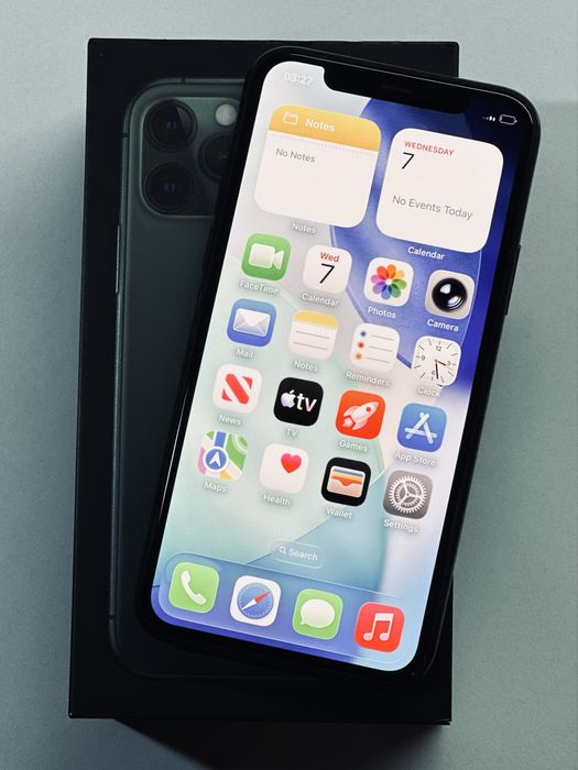 iPhone 11 Pro Green 91% battery