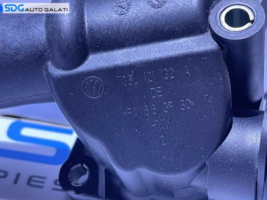 Corp Carcasa Suport Termostat cu Senzor Apa Audi A4 B8 2.0 TDI CAGA CAGB 2008 - 2012 Cod 03L121132A  [S0213]