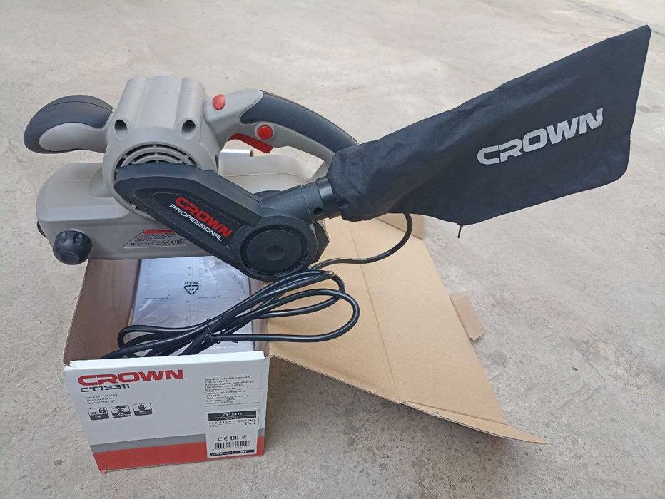Ленточная шлифовальная машина CROWN CT13311