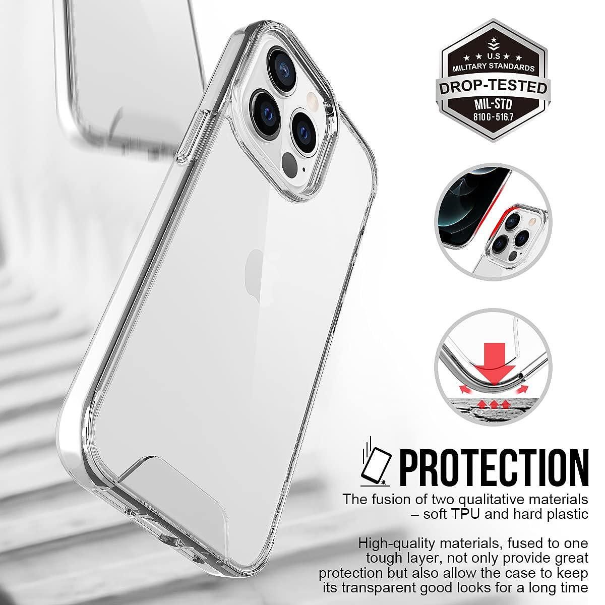 Прозрачен Кейс SPACE CASE за Apple iPhone 15 | 15 Pro | 15 Pro Max