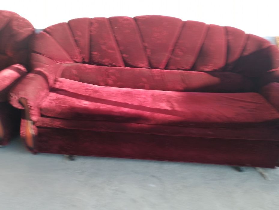 Продам диван и кресло б/у