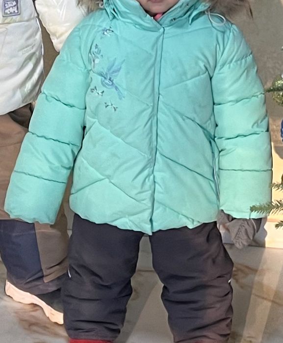 Зимний комплект куртка +комбинезон