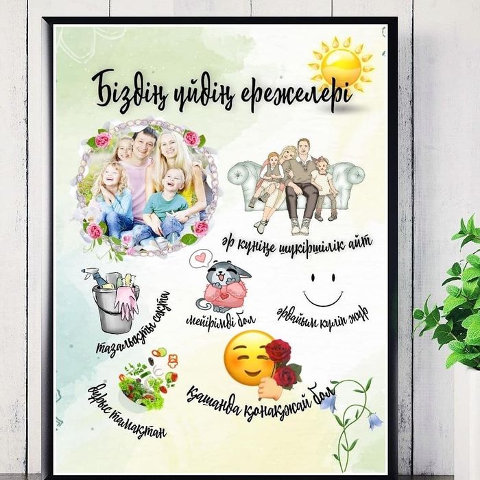 Уйдiн ережелер Правила дома