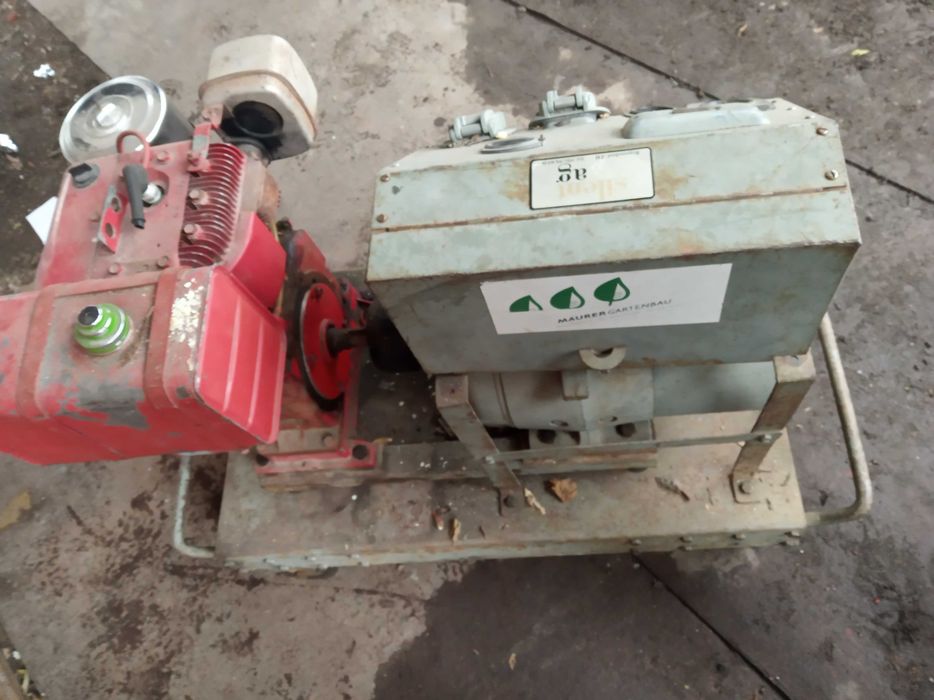 Агрегат трифазен.  С 10 к.с. мотор