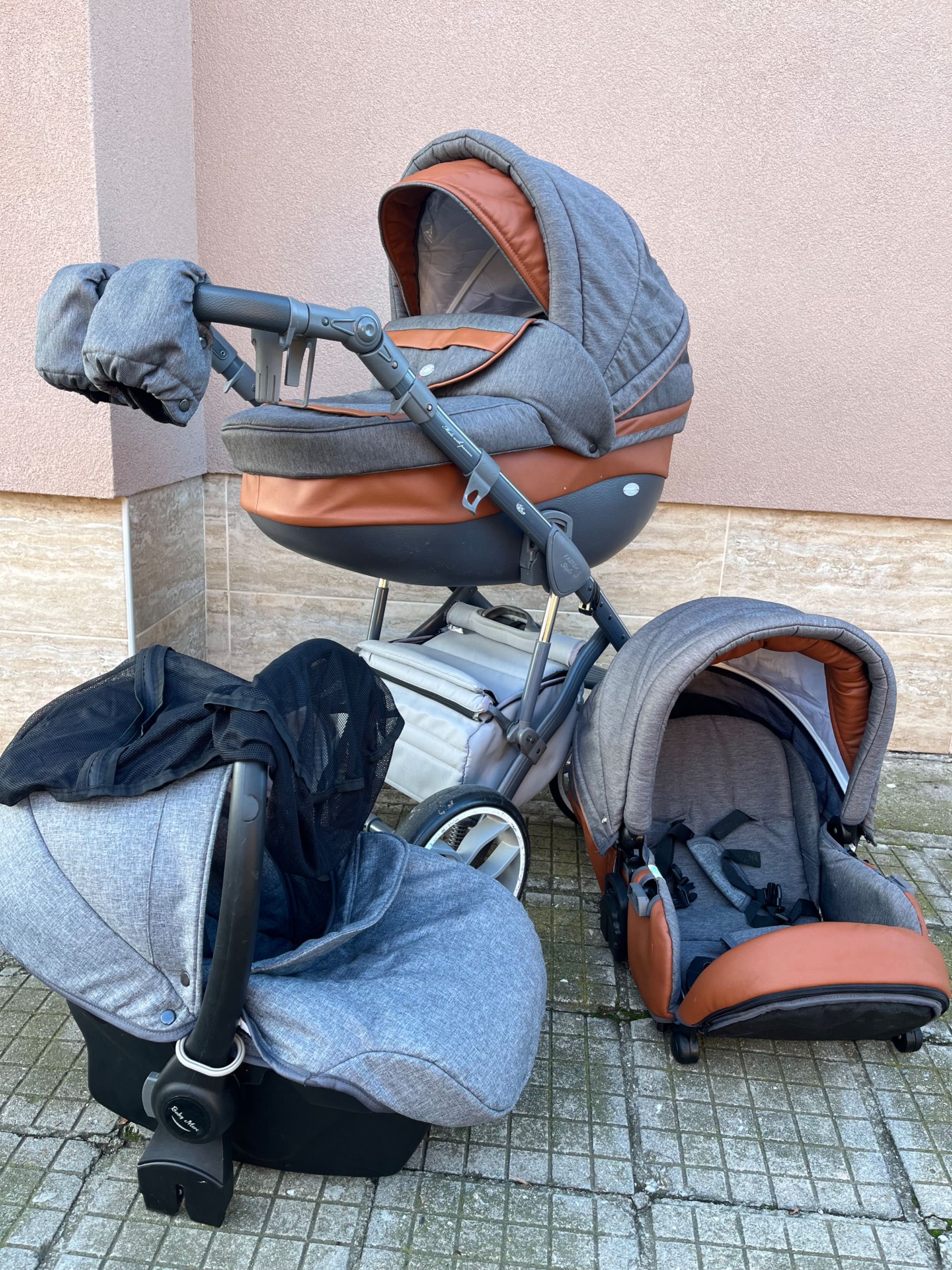Детска количка 3 в 1 Baby Merc Faster style 3