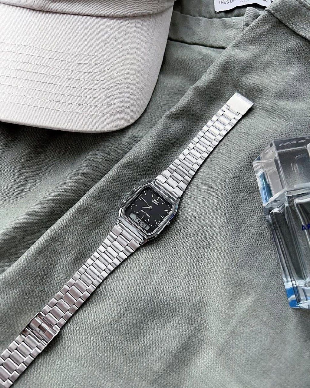 Casio AQ-230A — Original, 12 oy Kafolat, Retro va Universal